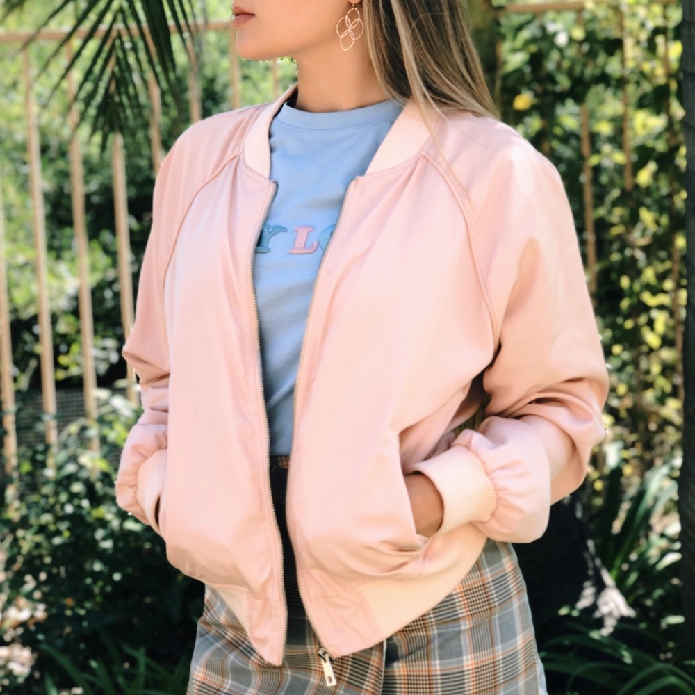 Pink Bomber Jacket